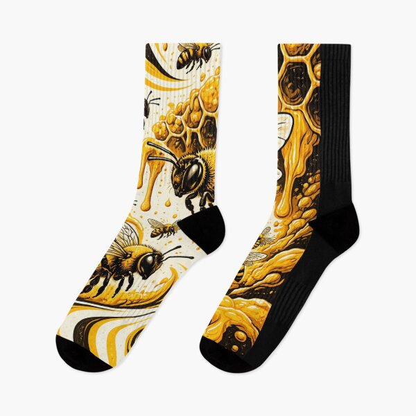 Item preview, Abstract Bee Design in Yellow and Black designed and sold by DrizzyV.
