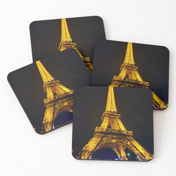Item preview, Eiffel Tower illuminated at night designed and sold by fajardo01.