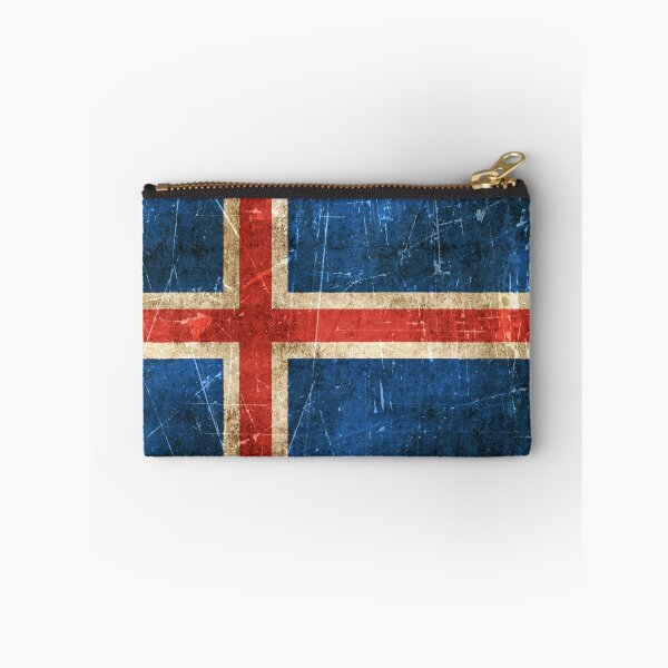 Item preview, Vintage Aged and Scratched Icelandic Flag designed and sold by JeffBartels.