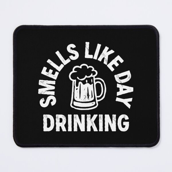 Item preview, Smells Like Day Drinking – Retro Beer Badge T-Shirt designed and sold by Slaw-Creation.