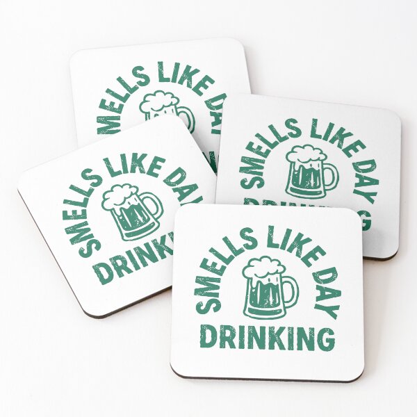 Item preview, Smells Like Day Drinking – Retro Beer Badge T-Shirt designed and sold by Slaw-Creation.