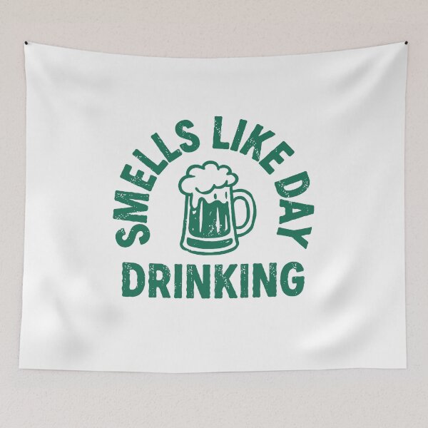 Item preview, Smells Like Day Drinking – Retro Beer Badge T-Shirt designed and sold by Slaw-Creation.