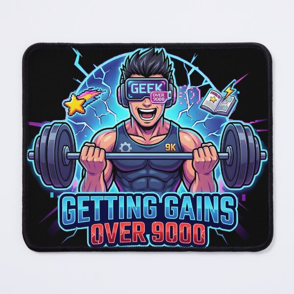 Item preview, Getting Gains Over 9000 - Anime Fitness Gym designed and sold by Over 9000 Gains.