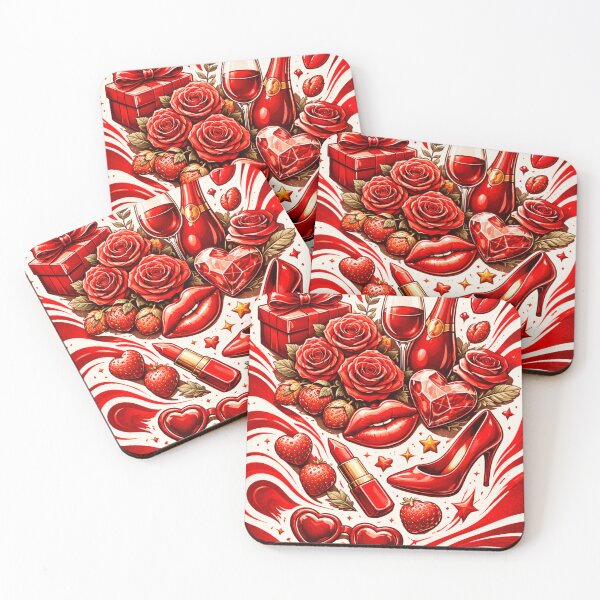 Item preview, Minimal Red Abstract Objects Design designed and sold by DrizzyV.