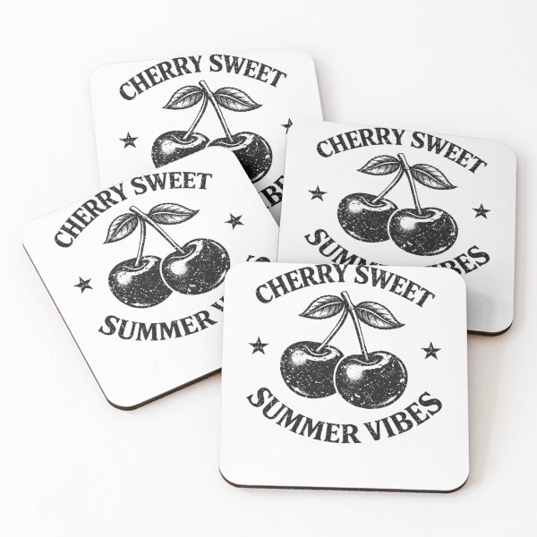 Item preview, Vintage Cherry Sweet Summer Vibes - Retro Monochrome Art designed and sold by VINTAGEPUNTEES.
