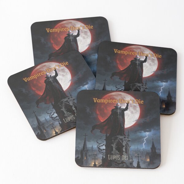 Item preview, Vampires Don't Die — Immortal Gothic Dark Art designed and sold by GeoWhimsy Studio.