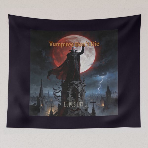 Item preview, Vampires Don't Die — Immortal Gothic Dark Art designed and sold by GeoWhimsy Studio.