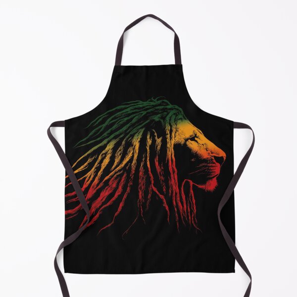 Item preview, Rasta-colored lion with dreads designed and sold by anytka.