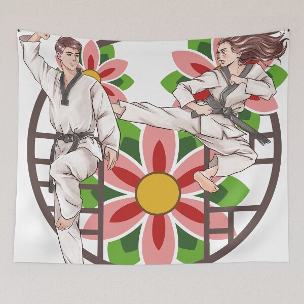 Item preview, Taekwondo Mastery: Strength and Agility in Harmony designed and sold by Kanniax.