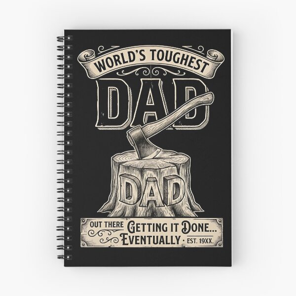 Item preview, WORLD'S TOUGHEST DAD. Out there Getting it done. designed and sold by Birdie and Flynn.