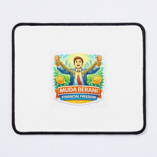 Item preview, Muda Berani Financial Freedom – Break the Money Chains Sticker | Wealth Mindset & Young Entrepreneur Motivation designed and sold by Wander Pop Studio.