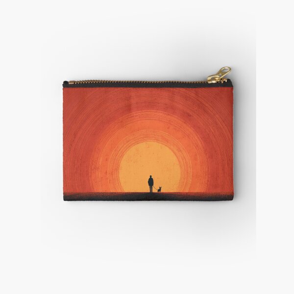 Item preview, Person and dog watch sunset together designed and sold by anytka.