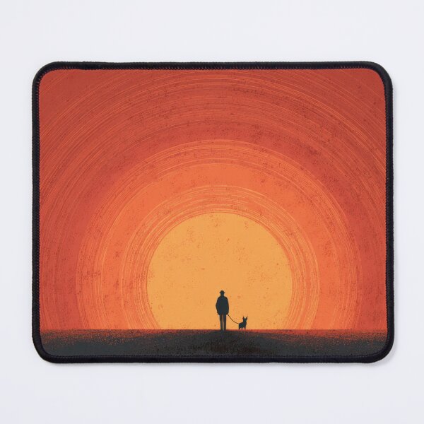 Item preview, Person and dog watch sunset together designed and sold by anytka.