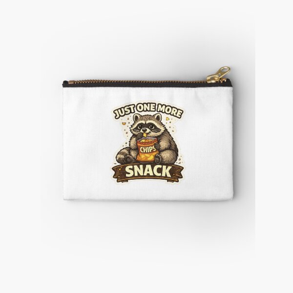Item preview, Solo un bocadillo más. Mapache divertido. Pegatina de meme de panda basura. designed and sold by The-Ayms ⭐⭐⭐⭐⭐.