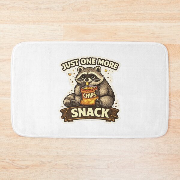 Item preview, Just One More Snack Raccoon Funny Trash Panda Meme Sticker designed and sold by The-Ayms ⭐⭐⭐⭐⭐.