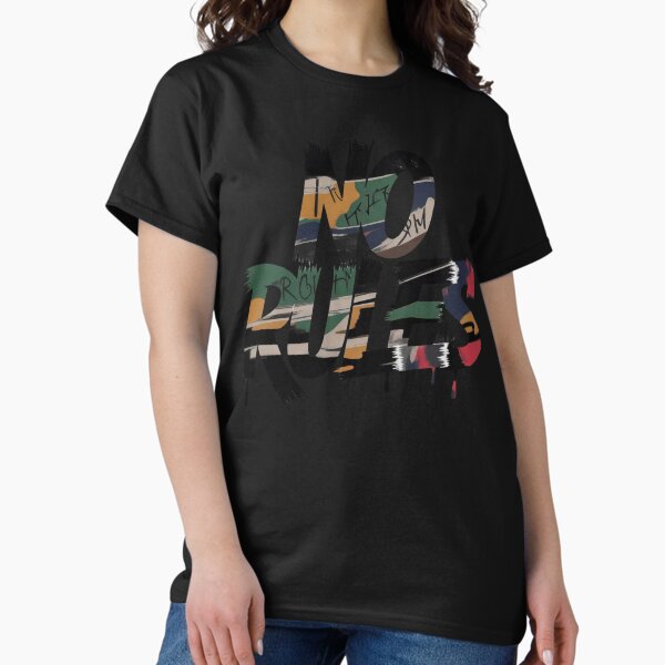 No Rules Camouflage Graffiti Street Art Classic T-Shirt