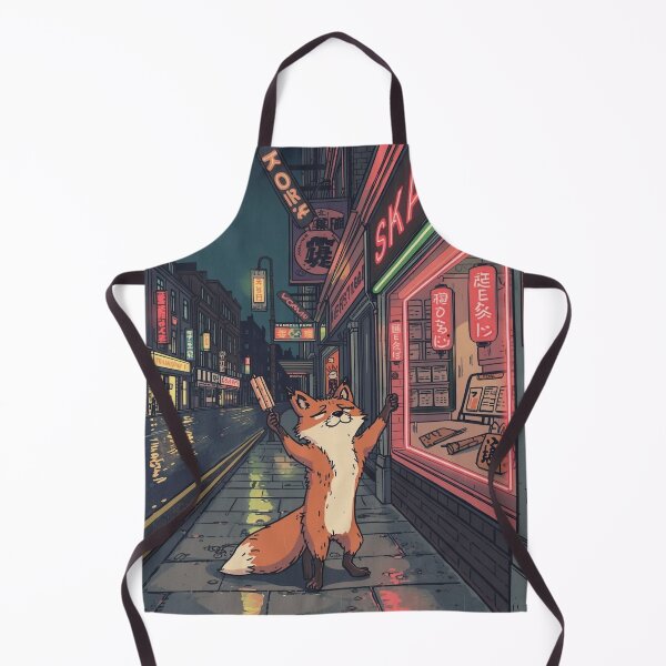 Item preview, 3am in Camden - London Fox Ukiyo-e Japanese Style Art designed and sold by Vandy Fullam.