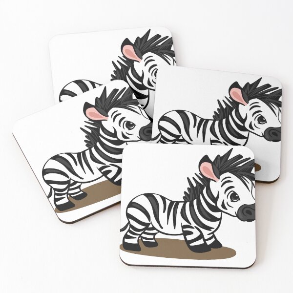 Item preview, Adorable Kawaii Baby Zebra Sticker - Cute Safari Animal Art designed and sold by LYAN-STORE.