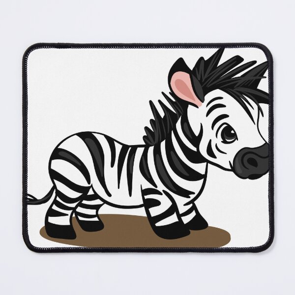 Item preview, Adorable Kawaii Baby Zebra Sticker - Cute Safari Animal Art designed and sold by LYAN-STORE.
