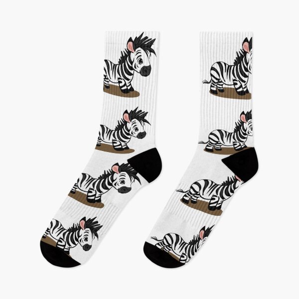 Item preview, Adorable Kawaii Baby Zebra Sticker - Cute Safari Animal Art designed and sold by LYAN-STORE.