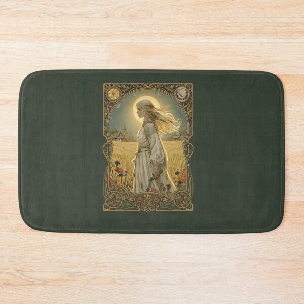 Item preview, Poludnica Slavic Midday Lady - Sun Spirit Folklore Art designed and sold by Lore&Lines Studio.