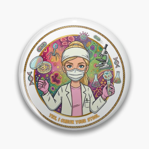 Item preview, Yes, I check your stool (microbiologist) designed and sold by Nurse Eve.