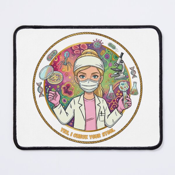 Item preview, Yes, I check your stool (microbiologist) designed and sold by Nurse Eve.