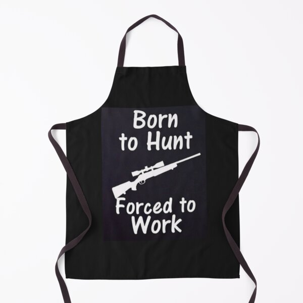 Item preview, Born to Hunt Forced to Work - Funny Hunting Rifle Silhouette designed and sold by HALYNA070824.