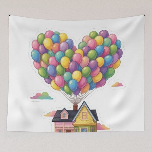 Item preview, Up house with heart shaped balloons  designed and sold by sanawnaw154.