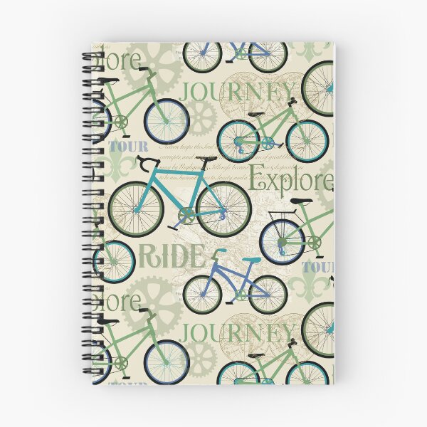 Item preview, Bicycle Journey Blue designed and sold by Barbara Pixton.