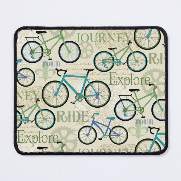 Item preview, Bicycle Journey Blue designed and sold by Barbara Pixton.