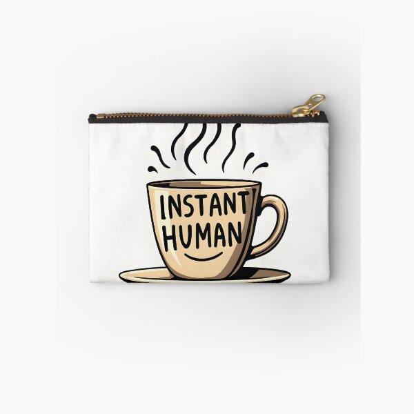 Item preview, Instant Human, Just Add Coffee – Funny Coffee Pun T-Shirt, Mug & Sticker Design designed and sold by MilaPrintify.