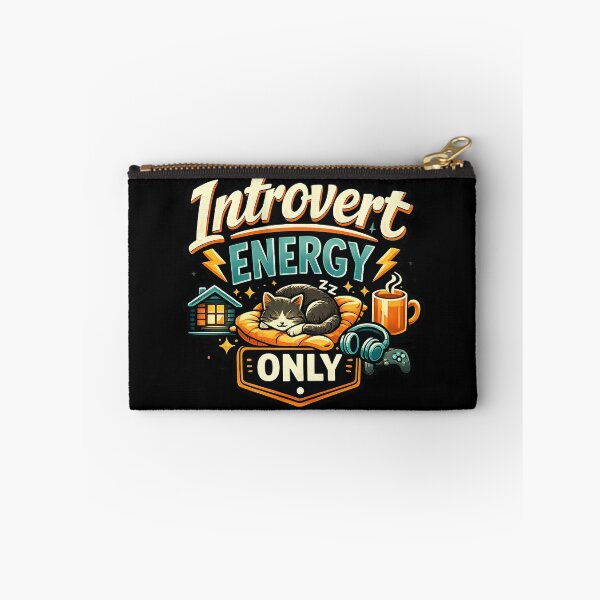 Item preview, Introvert Energy Only Funny Introvert Humor Meme Antisocial Homebody Design designed and sold by Nubrixa-Studio.
