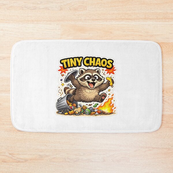 Item preview, Tiny Chaos Raccoon Funny Trash Panda Chaos Meme Sticker designed and sold by The-Ayms ⭐⭐⭐⭐⭐.