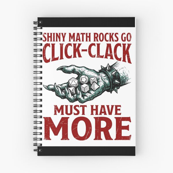 Item preview, Shiny Math Rocks Go Click Clack Must Have More RPG designed and sold by Fenay Designs.
