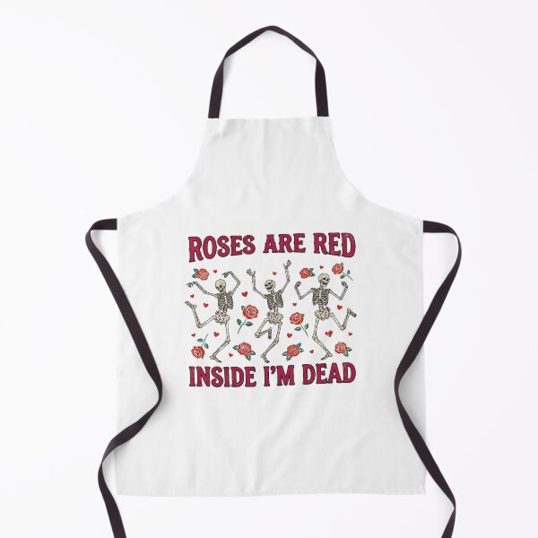 Item preview, Roses Are Red Inside Im Dead Skeletons designed and sold by DizzyShirts1.