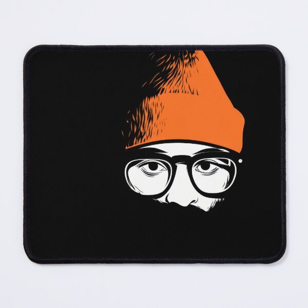 Item preview, Face with orange hat glasses designed and sold by anytka.