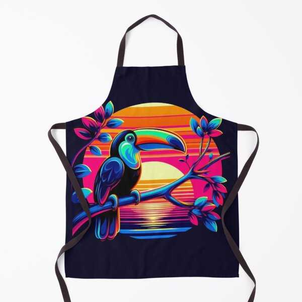 Item preview, Neon Toucan – Vibrant Jungle Artwork designed and sold by Dogandesighn.