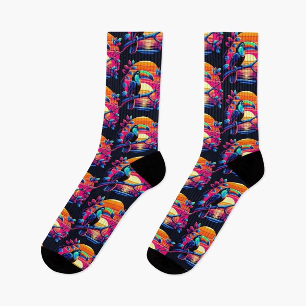 Item preview, Neon Toucan – Vibrant Jungle Artwork designed and sold by Dogandesighn.