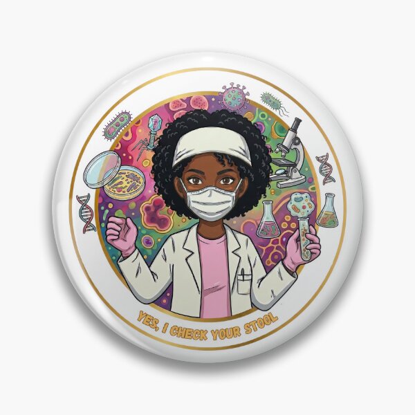 Item preview, Yes, I check your stool (microbiologist) designed and sold by Nurse Eve.