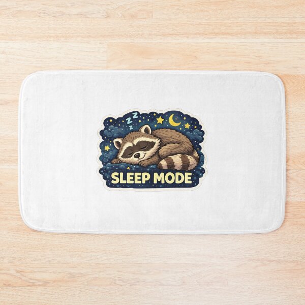 Item preview, Sleep Mode Raccoon Cute Funny Trash Panda Meme Sticker designed and sold by The-Ayms ⭐⭐⭐⭐⭐.