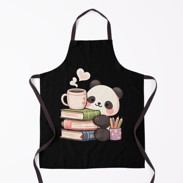 Item preview, Cute Study Panda and Coffee Break.Little Panda Bookworm with Hot Cocoa designed and sold by Trendora90.