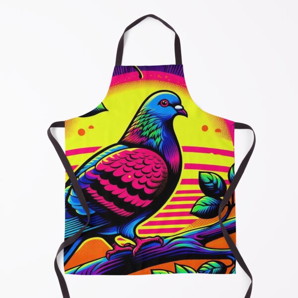 Item preview, Neon Pigeon – Psychedelic Sunset Design designed and sold by Dogandesighn.
