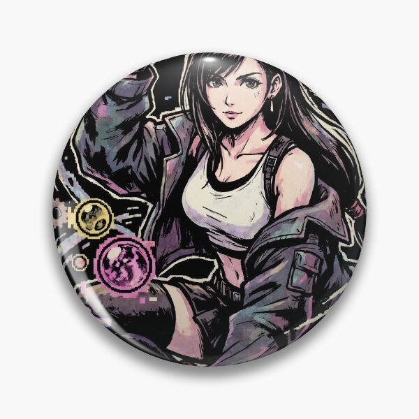Item preview, Final Fantasy VII Tifa Lockhart Remake Rebirth Crop Top Gloves Design designed and sold by Senpaiwaves.