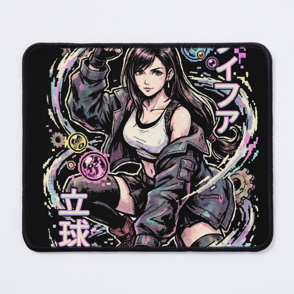 Item preview, Final Fantasy VII Tifa Lockhart Remake Rebirth Crop Top Gloves Design designed and sold by Senpaiwaves.