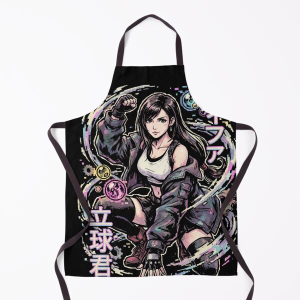 Item preview, Final Fantasy VII Tifa Lockhart Remake Rebirth Crop Top Gloves Design designed and sold by Senpaiwaves.