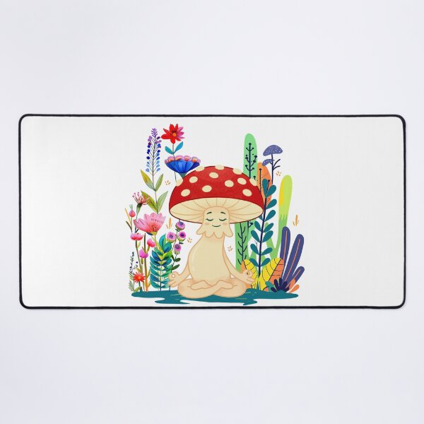 Item preview, Cute Yoga Mushroom - Meditating mushroom designed and sold by MoSaid.