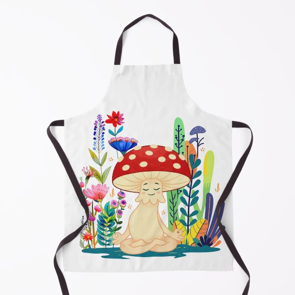 Item preview, Cute Yoga Mushroom - Meditating mushroom designed and sold by MoSaid.