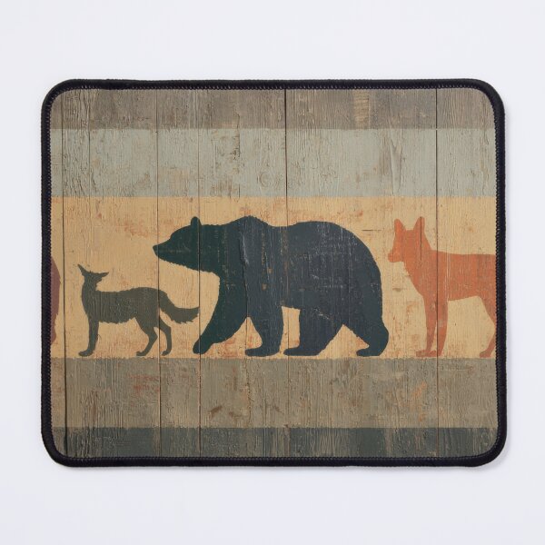 Item preview, Wooden art shows animals in line designed and sold by anytka.