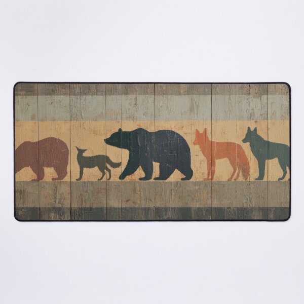Item preview, Wooden art shows animals in line designed and sold by anytka.